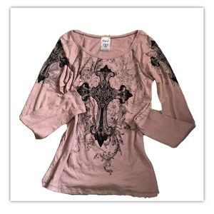 Y2K VOCAL RHINESTONE LONG SLEEVE 🖤